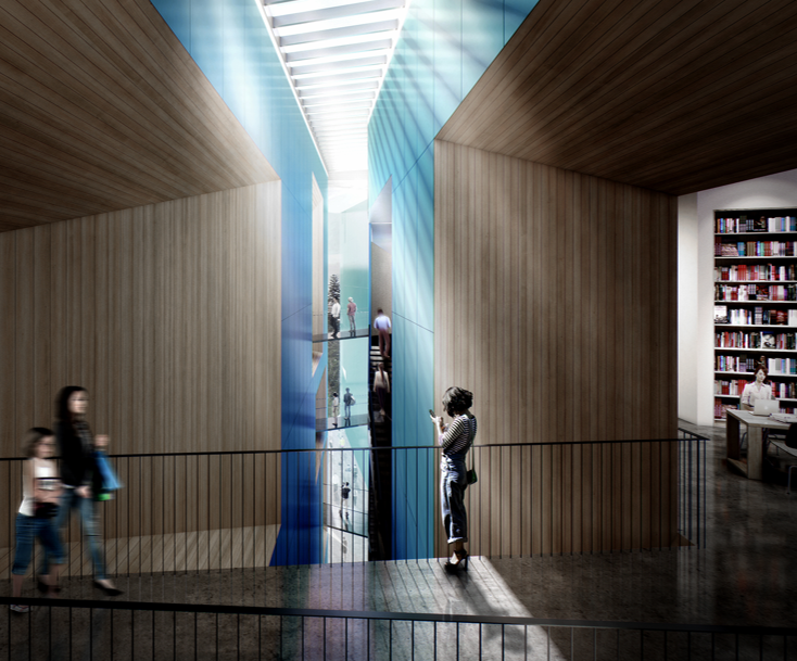 Helsinki Central Library Grand Atrium by MOSS Architecture & Design Group